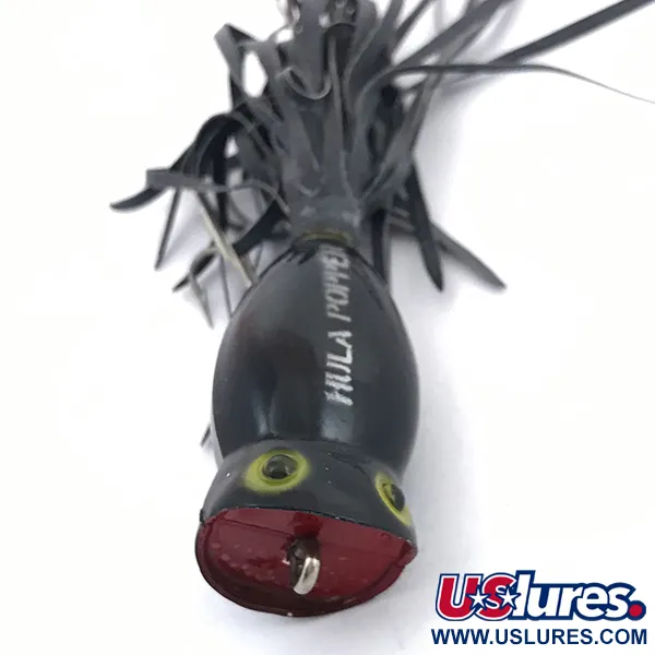 Fred Arbogast Hula Popper Popper, Negro / Rojo, 8g, #3788