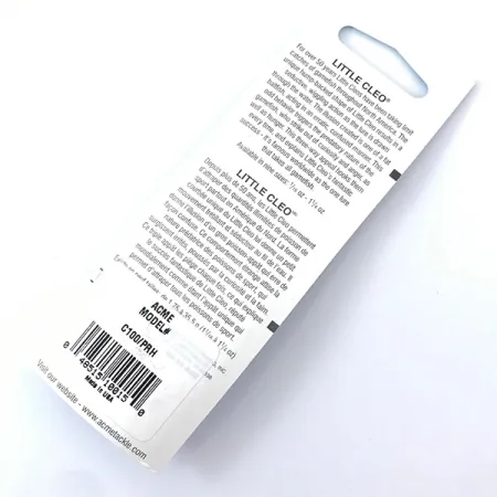 Acme Little Cleo Cucharilla, White Pearl / Red, 9.4g, Vibración, #3800