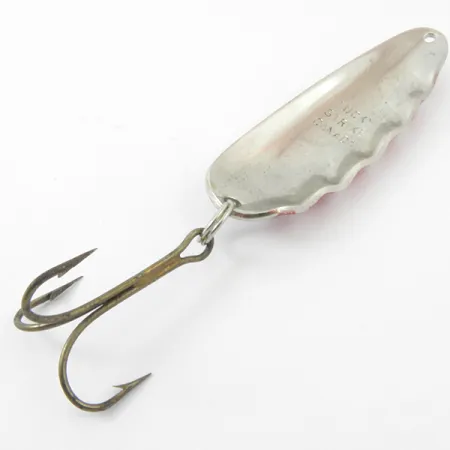 Lucky Strike Nickel Half Wave Cucharilla, Níquel/Rojo/Blanco, 15.5g, #3806