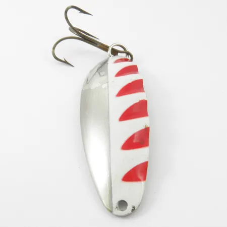 Lucky Strike Nickel Half Wave Cucharilla, Níquel/Rojo/Blanco, 15.5g, #3806