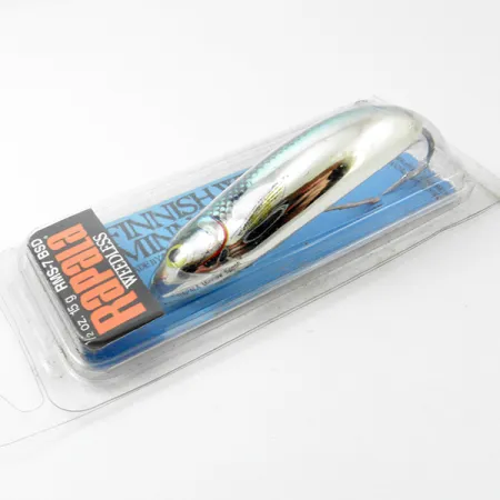 Rapala Weedless Minnow Spoon Cucharilla, Azul/Plata, 15g, #3818