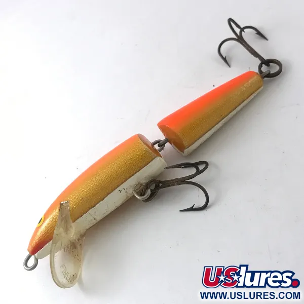 RAPALA Rapala Jointed J-9 Articulado, Naranja, 6g, Balsa, #3837