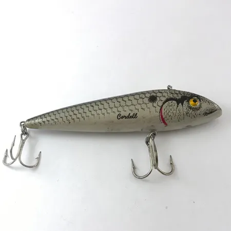Cotton Cordell Ratt'l Spot Minnow Señuelo Hundido, Gris Perla, #3841