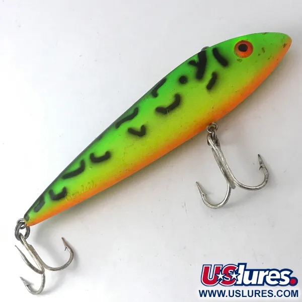 Cotton Cordell Ratt'l Spot Minnow Señuelo, Verde/Amarillo, 19g, #3843