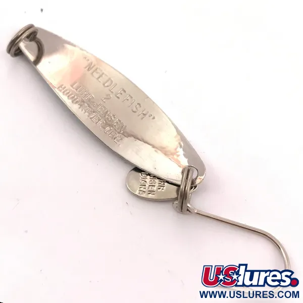 Cucharilla Luhr Jensen Needlefish 2, Negro/Blanco/Níquel, 3g, #3889