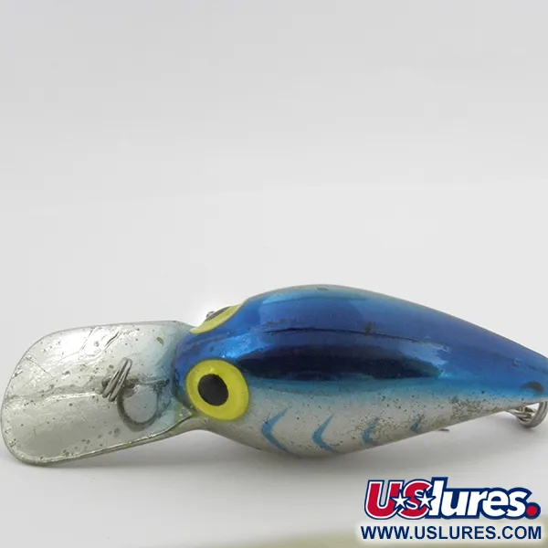 Storm Wiggle Wart Crankbait, Azul Claro Plateado, 11g, Vintage, #3897