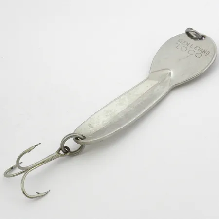 Glen Evans Loco 4 Cucharilla, White Pearl, 23g, Diseño diamante, #3900