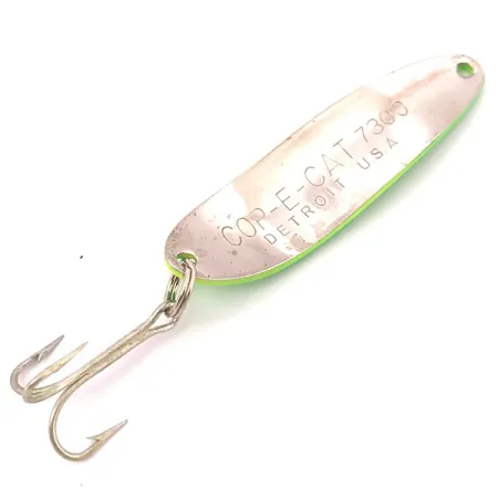 Eppinger Dardevle Cop-E-Cat 7300 Cucharilla, Chartreuse/Nickel, 10g, #3941