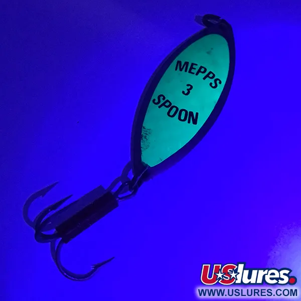 Mepps Spoon 3 Cucharilla, Níquel/Verde, 13g, Cinta prisma, #3921