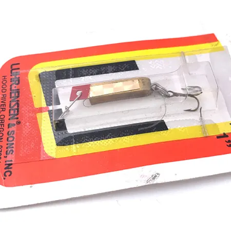 Luhr Jensen Super-Duper 500 Cucharilla, Oro / Rojo, 1,4g, Vintage, #3932