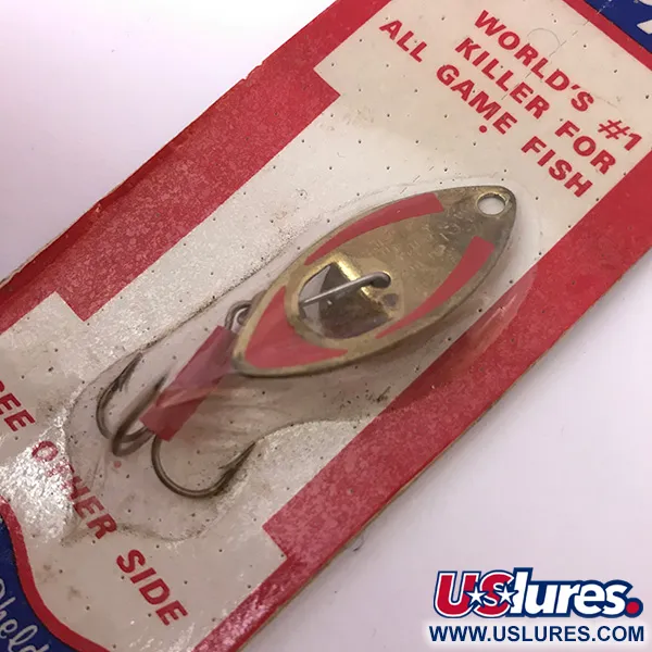 Mepps Kriss 2 Cucharilla, Dorado / Rojo, 5g, Vintage, #3937