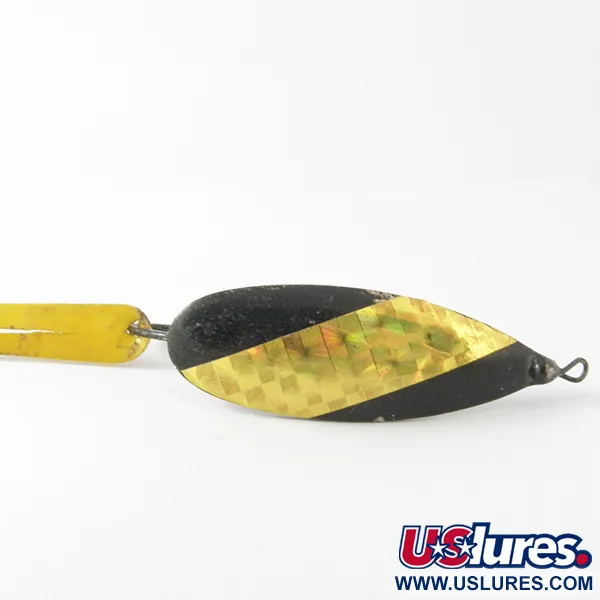 Johnson Silver Minnow Cucharilla, Negro/Oro, 9g, Antialgas, #3953