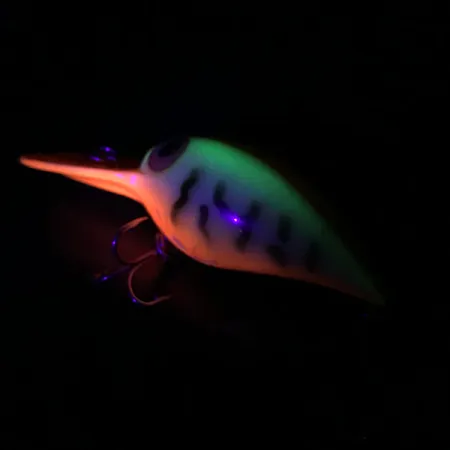 Storm Wiggle Wart UV Crankbait, Orange Tiger UV Glow, 12g, #3964