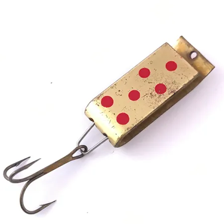 Jake's Lures Lil Jake, Oro / Rojo, 9g, Cuchara de Pesca #3969