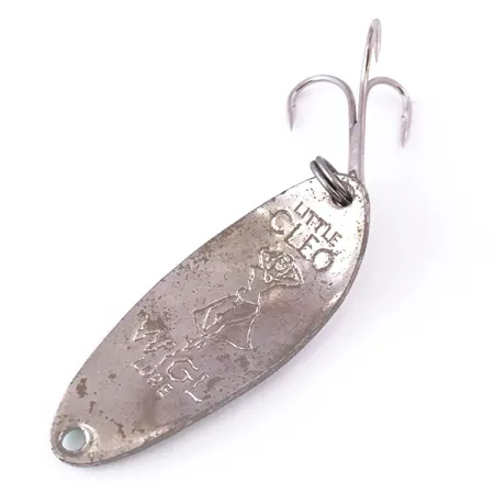 Little Cleo (Hula Girl) Cucharilla, Pearl White/Nickel, 10g, Vintage, #3972