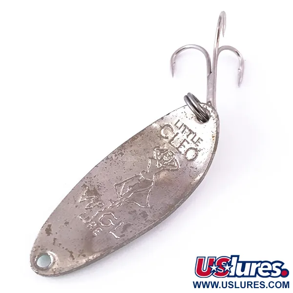 Little Cleo (Hula Girl) Cucharilla, Pearl White/Nickel, 10g, Vintage, #3972