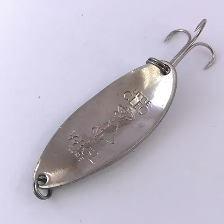 Seneca Little Cleo (Hula Girl) Cucharilla, White Pearl/Nickel/Green, 14g, #3975