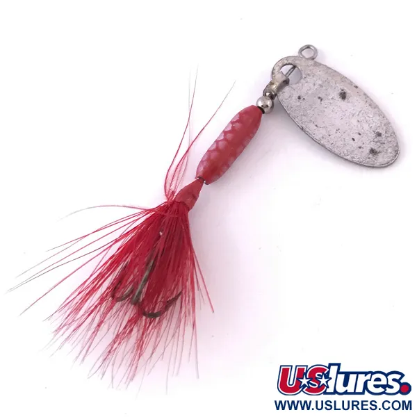 Worden’s Original Rooster Tail 0 Cucharilla, Níquel / Rojo, 1.77g, #3991