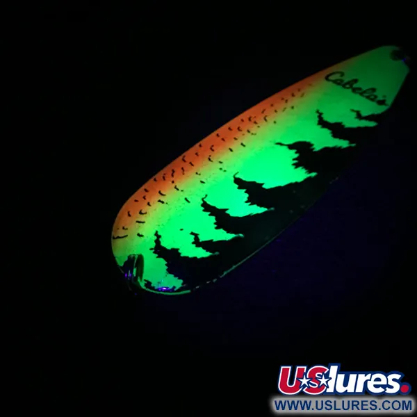 Cabela's UV Cuchara, Fire Tiger, 35g, Capa UV, #3996