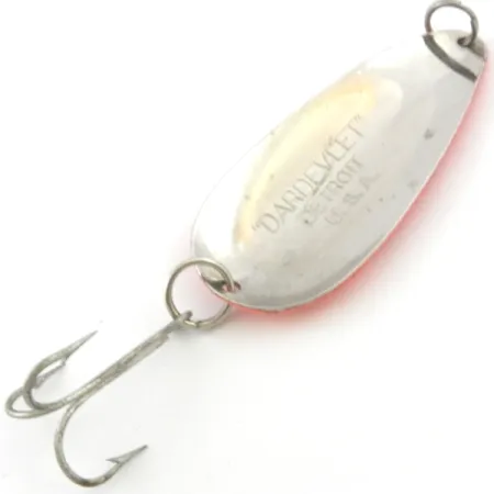 Dardevle Dardevlet Cucharilla, Naranja Rojo/Níquel, 21g, UV, #4010