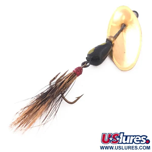 Panther Martin 2 Cucharilla, Oro/Negro-Amarillo, 2g, Hoja en eje, #4018