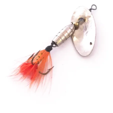 Panther Martin Zavorra con Mosca 4 Cucharilla, Plata, 3g, Plumas, #4025