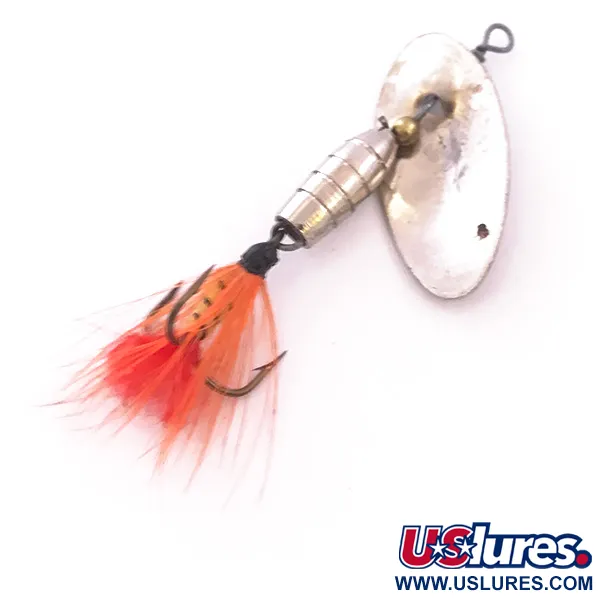 Panther Martin Zavorra con Mosca 4 Cucharilla, Plata, 3g, Plumas, #4025