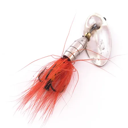 Panther Martin Zavorra con Mosca 6 Cucharilla, Plata, 6g, Plumas, #4028