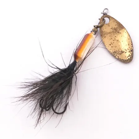 Worden’s Original Rooster Tail Glow Cucharilla, Latón/Glow, 2,6g, #4044