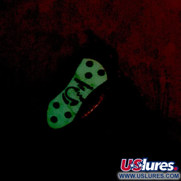 Worden’s Original Rooster Tail Glow Cucharilla, Latón/Glow, 2,6g, #4044