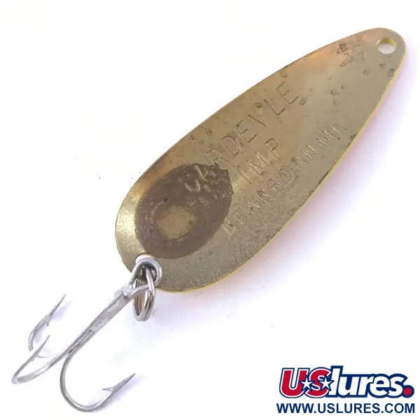 Eppinger Dardevle Imp Cuchara, Five of Diamonds, 11g, Latón, #4062