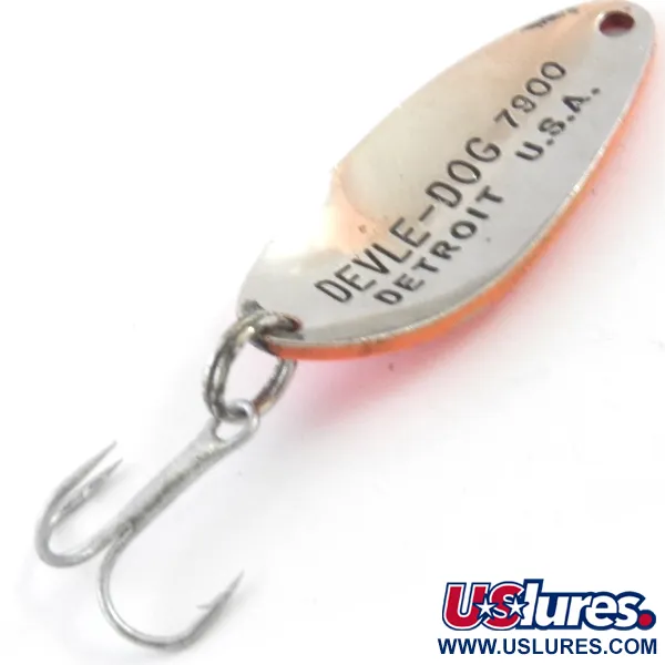 Eppinger Dardevle Devle Dog 7900 Cucharilla, Red/Nickel, 7g, USA, #4081