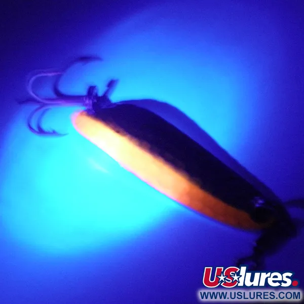 Luhr Jensen Krocodile Die #3 UV Cucharilla, Níquel Martilleado, 9g, #4089