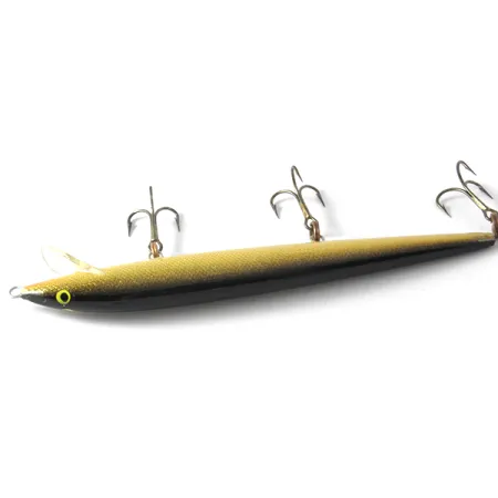 Rapala Original Floater Pez Artificial, Gold, 7g, Balsa, #4101