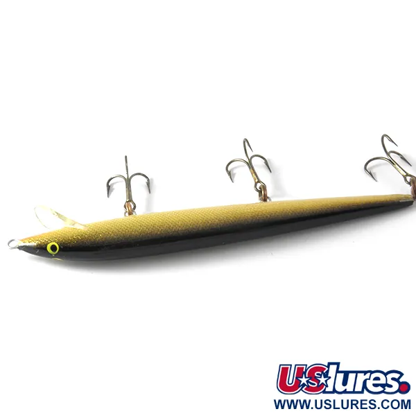 Rapala Original Floater Pez Artificial, Gold, 7g, Balsa, #4101