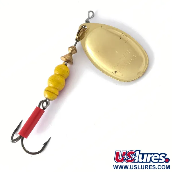 Mepps Aglia 4 Cucharilla, Oro, 9g, Funda roja, #4112