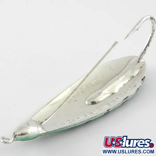 Weedless Johnson Silver Minnow Cucharilla, Perca/Plata, 9g, Plateada, #4135