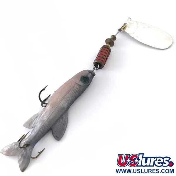 Mepps Comet Mino 4 Cucharilla, Plateado, 12g, Pez Vinilo, #4144