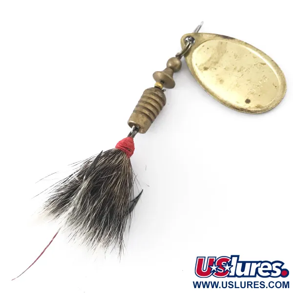 Mepps Aglia 3 Cucharilla giratoria, Oro, 7,3g, Pelo ardilla, #4149