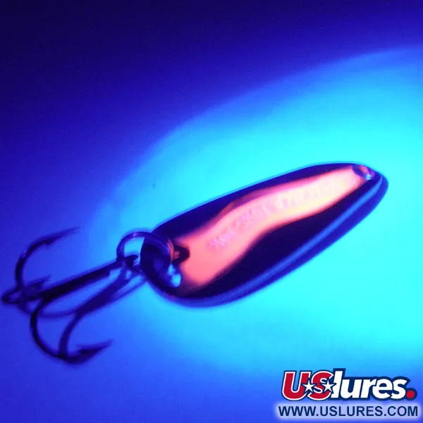Cucharilla Luhr Jensen Hot Shot W UV, Latón, 4,5g, UV-activa, #4155