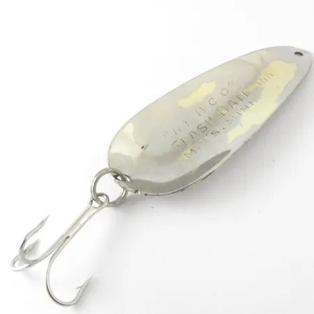 Nebco FlashBait 166 Cucharilla, Níquel martilleado, 14g, #4156