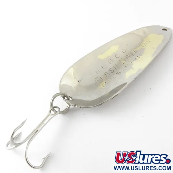 Nebco FlashBait 166 Cucharilla, Níquel martilleado, 14g, #4156