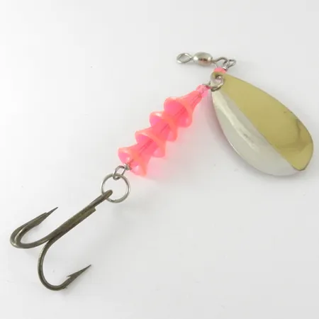 Luhr Jensen TEE Spoon Cucharilla, Níquel/Oro/Rosa UV, 11g, UV Glow, #4177