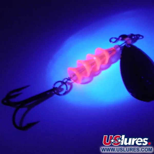Luhr Jensen TEE Spoon Cucharilla, Níquel/Oro/Rosa UV, 11g, UV Glow, #4177