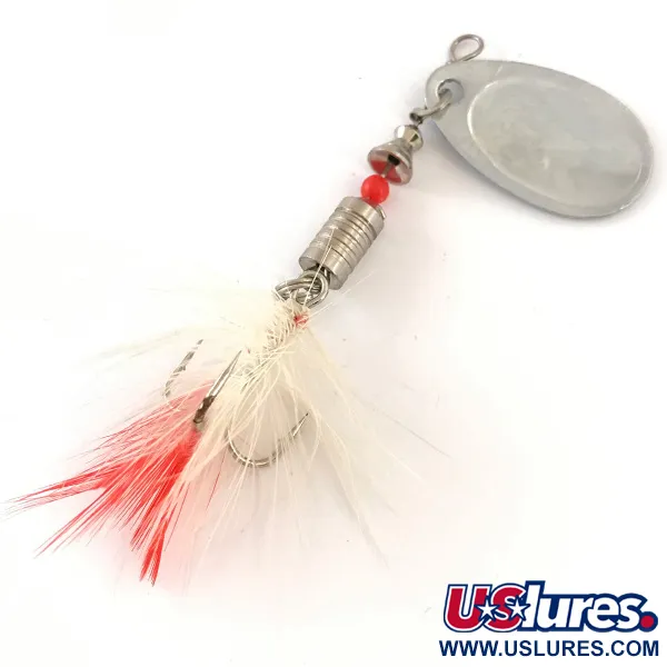 South Bend 3 Cucharilla, Níquel, 7g, Triple con plumas, #4184