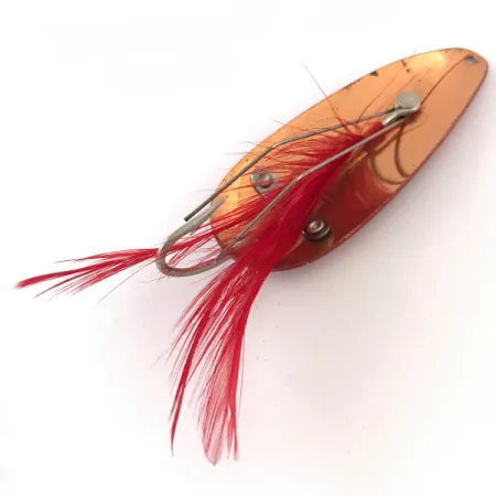 Cucharilla Eppinger Weedless Dardevle Dardevlet, Rojo/Blanco/Cobre, 21g, #4193