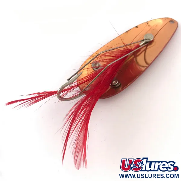 Cucharilla Eppinger Weedless Dardevle Dardevlet, Rojo/Blanco/Cobre, 21g, #4193
