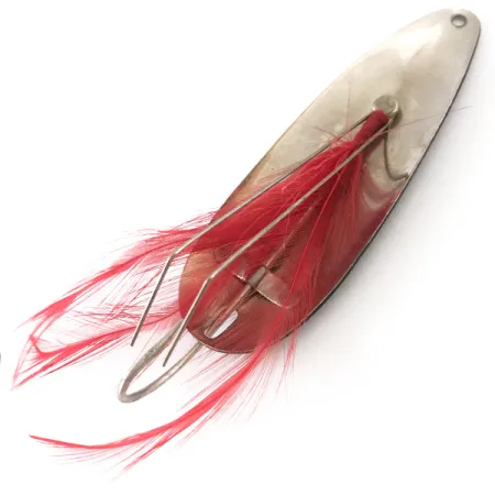 Eppinger Weedless Dardevle Cucharilla, Black/White/Nickel, 28g, #4205