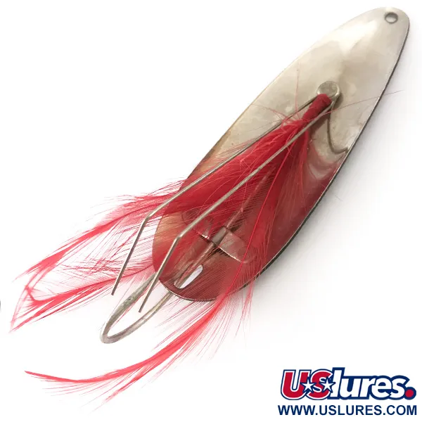 Eppinger Weedless Dardevle Cucharilla, Black/White/Nickel, 28g, #4205