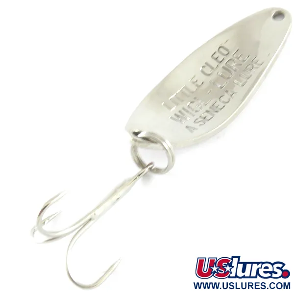 Seneca Little Cleo Cucharilla, Níquel / Rojo, 7g, Vintage, #4224